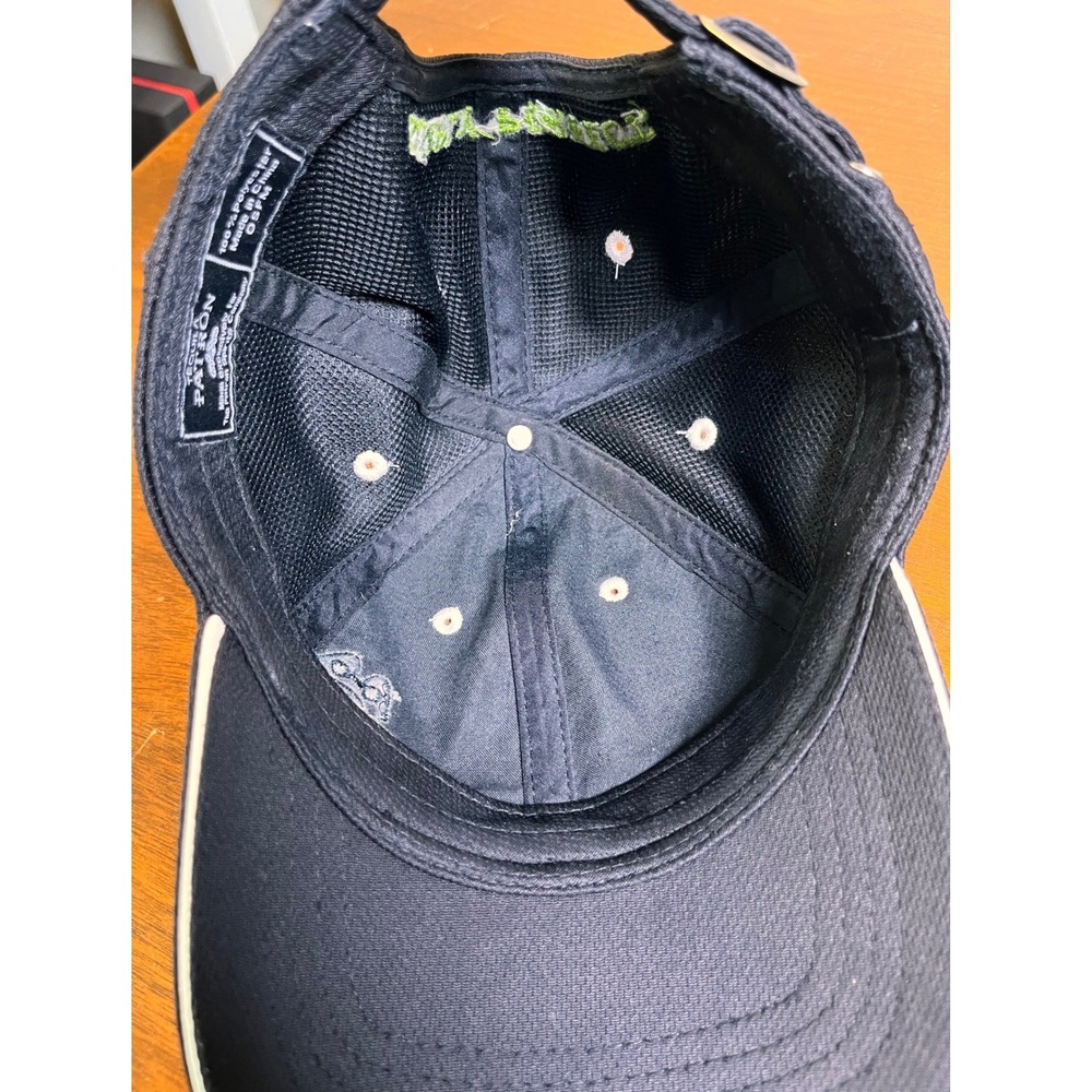 Patron Tequila Strapback Hat Black Embroidered Bee Logo Simply Perfect Cap OSFM - Picture 6 of 8